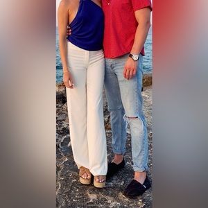 Trina Turk White Dressy Trousers